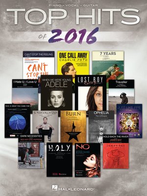 cover image of Top Hits of 2016 Songbook